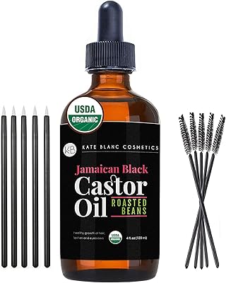 Black castor oil (120 ml) of white Kate. Stimulates eyelash growth.. Shop smart with DIAYTAR NIGERIA, offering a vast product range delivered to your doorstep within a week.