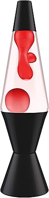 Lave lamp 23170400uk 14.5 inches red/transparent/black, aluminum and glass, 25 watts.. Need it fast? DIAYTAR Nigeria ships in just 5 to 8 days nationwide.