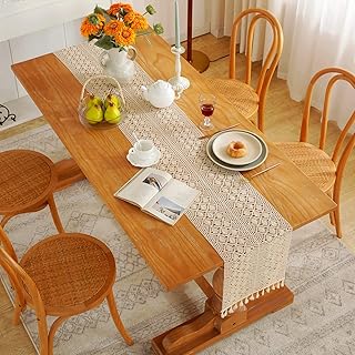 Table runner for cotton and linen, Eid Mubarak table runner, Islamic party supplies Ramadan Mubarak, Wedding Table and Interior Decoration (Bohemian lace fringe).. Navigate through thousands of products at pocket-friendly prices with DIAYTAR NIGERIA's easy-to-use platform.