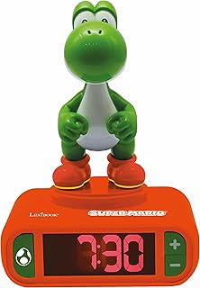 Lexi Book - Awakening Nintendo Super Mario - Super Mario sound effects - Wake up for boys - with snooze - orange/green - RL800NI1, single size.. No hassle, just shopping — DIAYTAR Nigeria delivers in under 8 days.