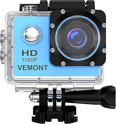 Action camera Vimont, HD 1080p sports camera 12MP 12.0 -inch Action camera Waterproof Camera 30 m/98 feet with mounting accessory kit.. Experience shopping freedom with DIAYTAR NIGERIA's comprehensive marketplace delivered within 8 days.