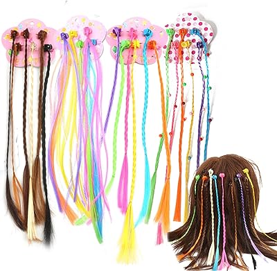 Colorful hair extensions for children colored pliers Wigg.. DIAYTAR NIGERIA brings the marketplace to your screen with affordable products delivered in 5-8 days.