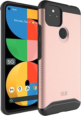 TBLIC Military Quality Antichoc Double Wrap Protection Cock for Google Pixel 5A 5G (2021), [Integration] by Dual Shield (Rose Gold).. With DIAYTAR Nigeria, your wishlist becomes reality, fast.