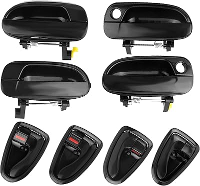 Set of front and rear exterior door handles and passenger side for Hyundai Accent 2000 2001 2002 2003 2004 2005 Dodge Verna (8 pieces).. Your go-to destination for affordable online shopping, DIAYTAR NIGERIA delivers in under 8 days.