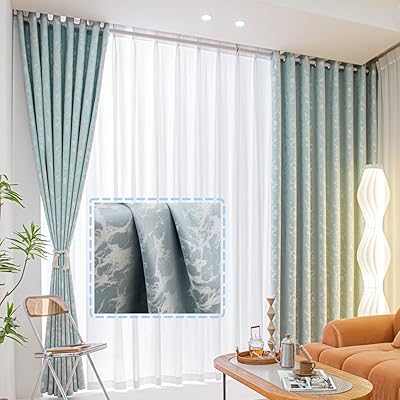 Curtain panels blocking the sun - 2 blackout curtains for study room, bedroom, living room (L200 x L270 cm, blue).. Your budget-friendly online marketplace, DIAYTAR NIGERIA delivers a world of products in just 5-8 days.