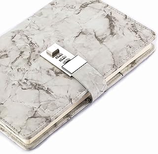 Journal with A5 marbled agenda lock with leather leather lock in traveling gateway for men.. Navigate countless options with DIAYTAR NIGERIA's comprehensive marketplace and budget-friendly shipping.