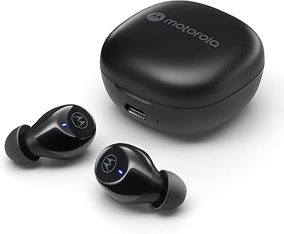 Wireless Bluetooth Motorola Moto Buds 105 wireless headphones with touch control and case.. Experience the ultimate in shopping convenience with DIAYTAR NIGERIA's vast catalog and 5-8 day delivery.