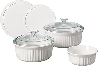 Set of Round Cooking and White Oval Corningware (12 pieces) Image Failure to enlarge set of round and white oval Corningware cooking dishes, 7 pieces 1048149.. DIAYTAR Nigeria delivers happiness in 5–8 days, no matter what you buy.