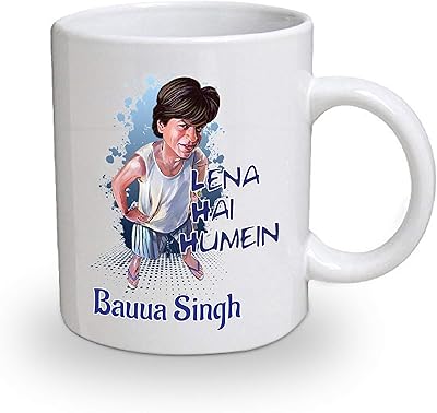 Coffee cups - Quote from the film Zero, Bollywood Shah Rukh Khan.. DIAYTAR NIGERIA: Your partner in affordable online shopping with reliable 5-8 day shipping nationwide.
