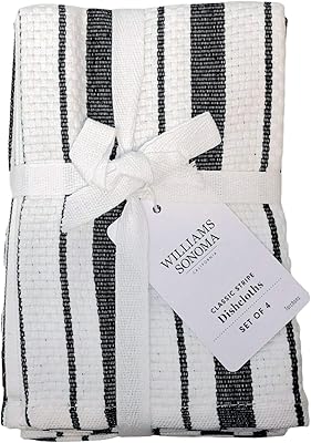 WILLIAMS SONOMA classic stripes - jet black plates (batch of 4).. Enjoy low prices, wide selections, and reliable delivery with DIAYTAR Nigeria.