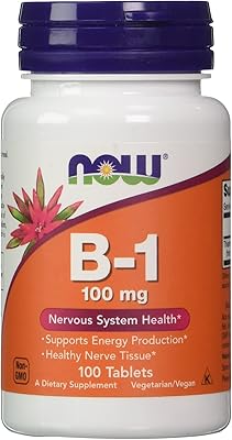 Now vitamin B1 (thiamine) 100 mg, 100 tablets (package of 4).. Get unbeatable value on every order with DIAYTAR Nigeria.