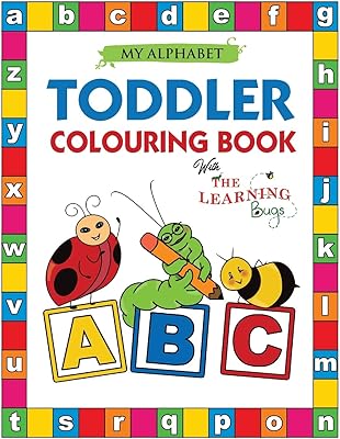 My alphabet coloring book for toddlers with The Learning Bugs: fun coloring books for toddlers and children aged 2, 3, 4 and 5 years-teaches ABC, letters and words to succeed in kindergarten and kindergarten.. DIAYTAR NIGERIA: Where shopping dreams come true with budget-friendly prices and nationwide shipping.