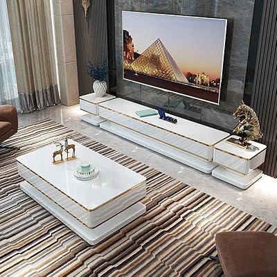 Luxury living room table set, coffee table, TV table, two extra tables. Attractive design, durable materials, golden frame... Navigate through thousands of products at pocket-friendly prices with DIAYTAR NIGERIA's easy-to-use platform.