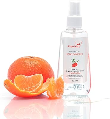 First disinfectant for natural hands based on organic mandarin oil pack 3 rooms (3 x 80 ml) suitable for children.. DIAYTAR NIGERIA: Your trusted e-commerce partner with extensive product choices and affordable delivery.