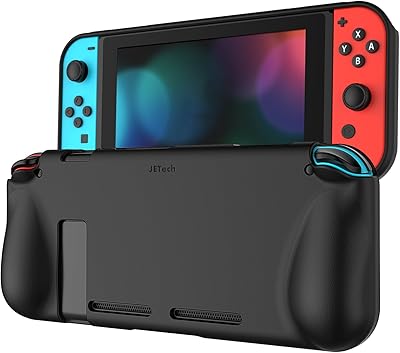 Itendo Switch 2017 jetk protection case, grip cover with shock absorption and anti-scratch design, black.. DIAYTAR NIGERIA connects your desires with reality through our affordable e-commerce platform and quick delivery.