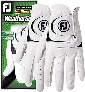 Weathershoes Footjoy golf gloves for men pack of 2 (white).. Get more, save more — only on DIAYTAR Nigeria.