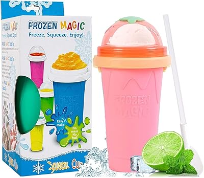 Cup Slushy Forordern Tiktok, Magic Cup with quick freezing, refreshing cup, cup to be pressed double layer, homemade milkshake sorbetic (pink).. Unlock endless possibilities with DIAYTAR NIGERIA's affordable marketplace and reliable delivery service.