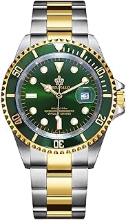 REGINALD WATER ROTATIVE WATCH SAPHIR SAPHIR SAPHIR SPAINTABLE STEEL DATE NOID Quartz Watches.. With DIAYTAR Nigeria, your wishlist becomes reality, fast.