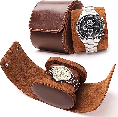 Handmade handmade leather travel bag with velvet protective roller for safe storage at home (simple, brown).. DIAYTAR NIGERIA combines affordability with convenience, delivering your purchases within 5-8 days.
