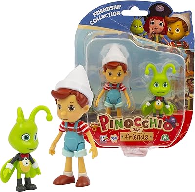 Preziosi games Pinocchio & Friends - Pack Double de Figurines d'Action - Pinocchio et figurines de cricket parlant.. DIAYTAR NIGERIA: Your trusted e-commerce partner with extensive product choices and affordable delivery.