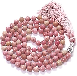 Pneime pearl necklace 108 Mala - 8 mm Tibetan prayer rosary - Yoga meditation pearl necklace - Mala from Japan knotted by hand, stone, stone.. DIAYTAR NIGERIA delivers value, variety, and convenience with our nationwide 5-8 day shipping.