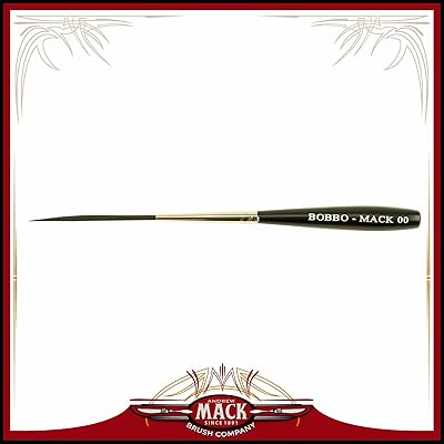 Bobo-Mac Super Quad 4 Action Scroll Pinstriper Series 00 Blue and black squirrel brush.. DIAYTAR NIGERIA: Where affordability and variety meet with convenient delivery within 8 days.
