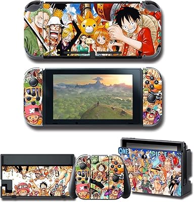 Tanokee protective adhesive stickers for Nintendo Switch, full controller protection set.. DIAYTAR NIGERIA: Where every shopping need is met with affordable prices and timely delivery.