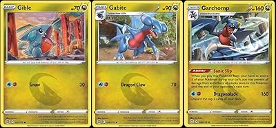 GARCHOMP 109/172 shiny stars - Lot of 3 Pokémon Evolution cards - Dragon Type.. Experience the ease of one-stop shopping with DIAYTAR NIGERIA's diverse catalog and nationwide delivery.