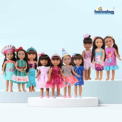 Half a Hug doll clothes for 14 inches 10 sets.. DIAYTAR NIGERIA: Connecting Nigerians with affordable products through our expansive e-commerce platform.
