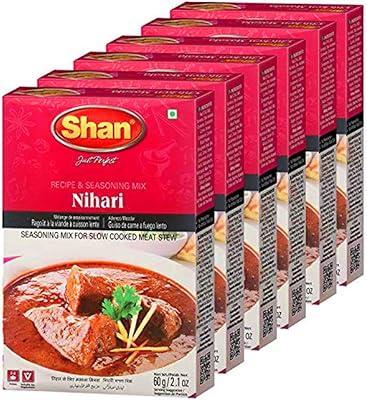 Shan Nihari Masala, Paquet de 6, 6 x 60 G.. Order now, relax later — DIAYTAR Nigeria ships in 5 to 8 days.
