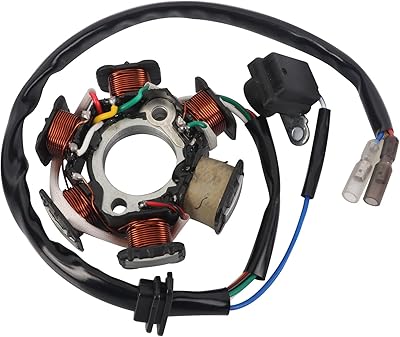Yinncke Stator of Magneto ignition 5 wires AC 6 poles for Gy6 50cc 100cc 125cc 150cc Scooter ATV Go Kart Taota Dune Buggy.. DIAYTAR NIGERIA revolutionizes online shopping with competitive prices and reliable 5-8 day delivery.