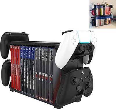 PlayStation 5 game storage tower with castwave controller support.. DIAYTAR NIGERIA brings the marketplace home to you with affordable prices and delivery in 5-8 days.
