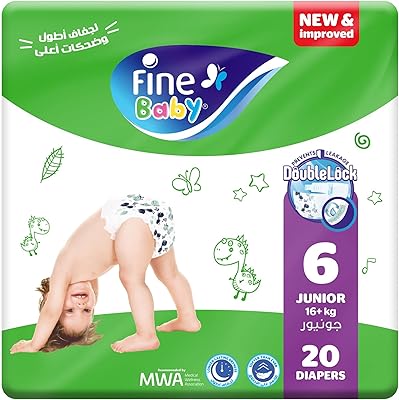 Baby layers Size 6 (16 kg and more) Junior 20.. Experience the power of choice with DIAYTAR NIGERIA's extensive catalog and reliable delivery service.