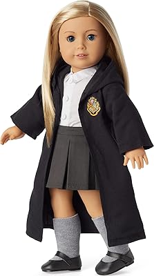 American Girl Harry Pode 5 -piece 5 -piece disguise for 18 -inch dolls with black dress, white shirt buttoned on the front and folded skirt.. DIAYTAR NIGERIA: Revolutionizing accessibility to quality products at budget-friendly prices across Nigeria.