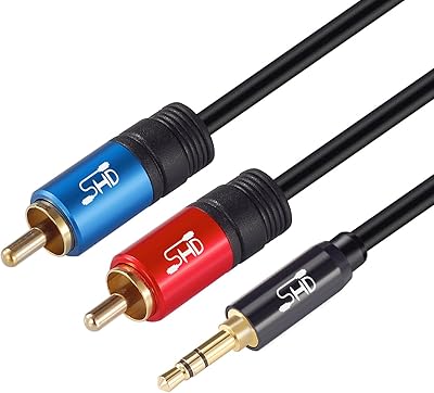 Stereo Ultra HD stereo distributor cable at 2 rca y.. Order today, receive in days — DIAYTAR Nigeria makes it possible.