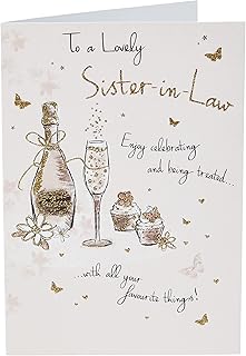 Traditional sister -in -law Christmas card - 17.78 x 5 cm - Piccadilly Greetings.. Your one-click solution to affordable shopping, DIAYTAR NIGERIA delivers quality products nationwide.