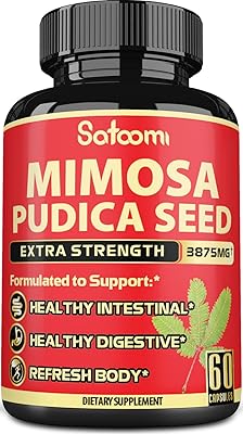 Natural mimosa seed capsules - 7 herbs - equivalent to 3875 mg with oregano, garlic, neem leaf, black nut powder, clove and Guduchi powder powder - 1 pack of 60 capsules for 2 months.. Your e-commerce hub for everything — DIAYTAR Nigeria has you covered.