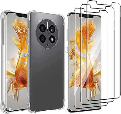Cutoli tempered glass screen protector for Huawei Mate 50 Pro with anti-scratch transparent mobile shell (transparent).. Experience shopping without stress at DIAYTAR NIGERIA's comprehensive and budget-friendly platform.