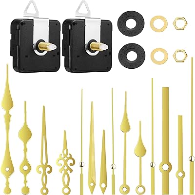 2 parts Moving mechanism with long shaft with high torque with 5 different pairs of watch parts (20 mm, gold).. DIAYTAR NIGERIA: Transforming online retail with affordable prices and consistent 5-8 day nationwide delivery.