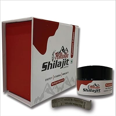 Pure Hillside Shilajit resin with spoon, 20 g / 0.7 Oz, used for strength, endurance, energy and immunity. The best shilajit in the guaranteed world with laboratory test report... Shopping made simple with DIAYTAR NIGERIA's vast selection and budget-friendly nationwide delivery.