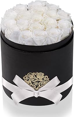 The white boxes in the box last up to 3 years, the lasting roses for her, the gifts of preserved flowers for her for Valentine's Day, Mother's Day.. Your shopping journey simplified with DIAYTAR NIGERIA's vast selection and budget-friendly shipping.