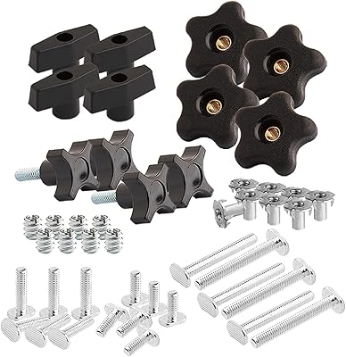Set of Tools for T-shaped Portek with handles and threads 1/4-20 | Set of 46 pieces 71173.. Experience shopping without stress at DIAYTAR NIGERIA's comprehensive and budget-friendly platform.