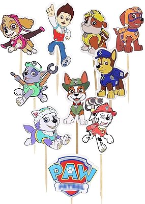 Confetti! Cupcake decorations on the theme of the dog's paw, 20 pieces, birthday party supplies for pets for dog lovers, birthday party for children.. Shop smarter with DIAYTAR NIGERIA's comprehensive catalog and budget-friendly 5-8 day delivery.