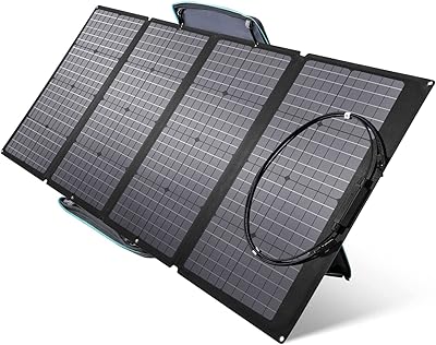 Portable solar panel EF ECOFLOW 160W for foldable charger power plant with support.. DIAYTAR NIGERIA: Your trusted marketplace that combines variety, affordability and reliable shipping.