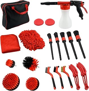 Lucison car washing kit with foam gun, car cleaning kit with car foam sprayer, car brushes set, wheel brush, car washing kit in foam foam.. DIAYTAR NIGERIA: Bringing quality products to your doorstep at prices that won't break the bank.