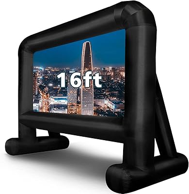 Exterior inflatable cinema screen screen for outdoor toy with silent fan and bag.. DIAYTAR NIGERIA: Revolutionizing how Nigerians shop with affordable prices and prompt delivery services.