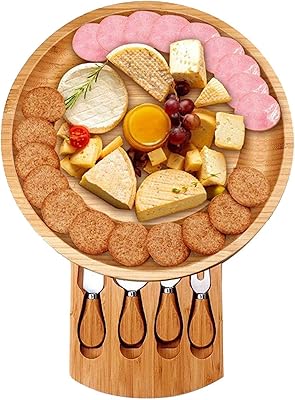 Set of cheese boards - 13.5 inch cold meats - cheese, coffee, cake and fruit service tray for Jenny birthday party.. Shop from our extensive catalog at DIAYTAR NIGERIA and enjoy doorstep delivery in just 5-8 days.