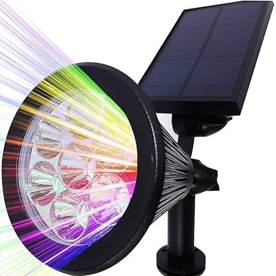 Home net solar energy spots, 7 LED lights 320 Lumens 7 colors, Ultra -bright, waterproof on/off, for garden, terrace, landscape, summer 2017 4th generation.. Experience shopping freedom with DIAYTAR NIGERIA's vast selection and dependable nationwide shipping.
