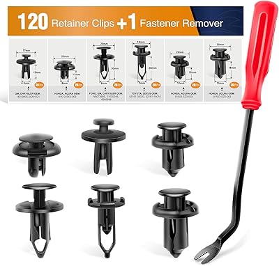 GOO ACC Kit of 120 spare bolts for RCR-30 car, 6.3 mm, 8 mm, 9 mm, 10 mm, bumper bolts and mudguard clips, 1 part.. Shop with confidence at DIAYTAR NIGERIA, Nigeria's premier affordable e-commerce platform.