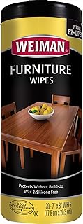 Weiman Furniture Beauty & Protect wipes, without accumulation, UVA x -15, delicious scent, safe for surfaces - 30 units.. DIAYTAR Nigeria: Where affordability meets speed and quality.
